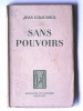 Jean Giraudoux - Sans pouvoir - Sans pouvoir