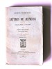 Eugène Fromentin - Lettres de jeunesse - Lettres de jeunesse