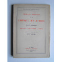 Charles Maurras - Charles Maurras et la critique des Lettres.