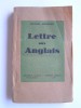 Georges Bernanos - lettres aux Anglais