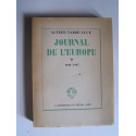 Alfred Fabre-Luce - Journal de l'Europe. 1946 - 1947.
