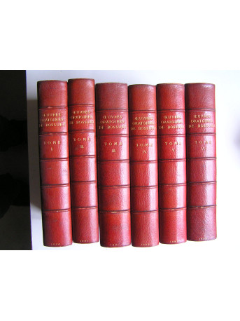 Mgr Jacques-Bénigne Bossuet - Oeuvres oratoires de Bossuet. Complet en 6 volumes et table analytique.