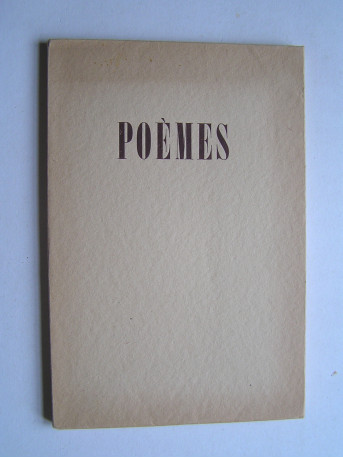 Robert Brasillach - Poèmes