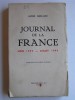 Alfred Fabre-Luce - Journal de la France. Mars 1939 - juillet 1940 - Journal de la France. Mars 1939 - juillet 1940