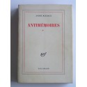 André Malraux - Antimémoires. Tome 1