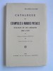 Maurice Langlois et Gérard Gilbert - Catalogue des estampilles et marques postales d'Alsace et de Lorraine. 1698 à 1870 - Catalogue des estampilles et marques postales d'Alsace et de Lorraine. 1698 à 1870