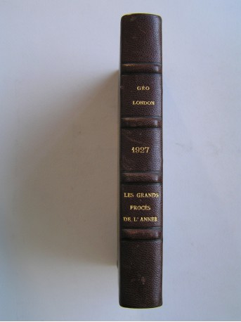Géo London - Les grands procès de l'année 1927