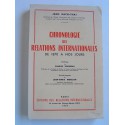 Jean Bach-Thai - Chronologie des relations internationales de 1870 à nos jours