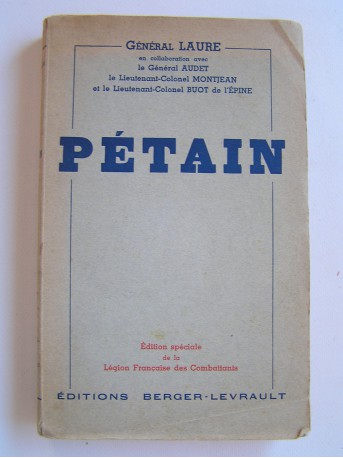 Général Laure - Pétain