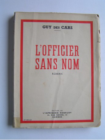 Guy des Cars - L'officier sans nom