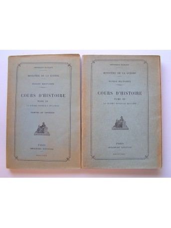 Anonyme - Ecoles militaires. Cours d'Histoire. Tome II. De 1815 à 1914.