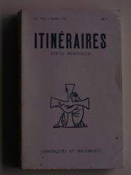 Itinéraires n°264. Chroniques et documents