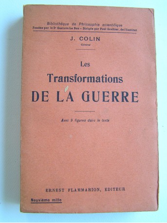 Général J. Colin - Les transformations de la guerre