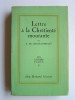 Alphonse de Chateaubriant - Lettre à la Chrétienté mourante
