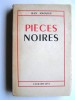 Jean Anouilh - Pièces noires - Pièces noires