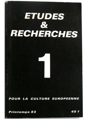 Collectif - Etudes et recherches. Pour la culture européenne