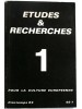 Collectif - Etudes et recherches. Pour la culture européenne - Etudes et recherches. Pour la culture européenne