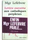 Monseigneur Marcel Lefèbvre - Lettre ouverte aux catholiques perplexes