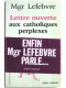 Monseigneur Marcel Lefèbvre - Lettre ouverte aux catholiques perplexes